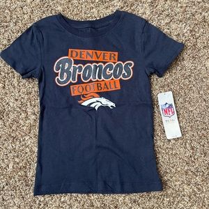 NWT Girls NFL Denver Broncos tshirt 6 / 6X